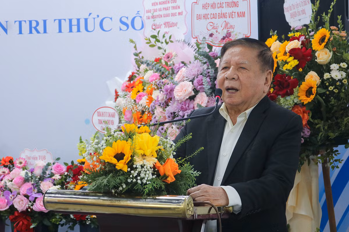 Phó giáo sư, Tiến sĩ Trần Xuân Nhĩ - Phó Chủ tịch Thường trực Hiệp hội Các trường đại học, cao đẳng Việt Nam. Ảnh: DN Phó giáo sư, Tiến sĩ Trần Xuân Nhĩ - Phó Chủ tịch Thường trực Hiệp hội Các trường đại học, cao đẳng Việt Nam. Ảnh: DN