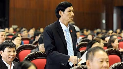 Đại biểu Quốc hội Đỗ Văn Vẻ ( đoàn Thái Bình). Ảnh: Báo Vietnamnet.