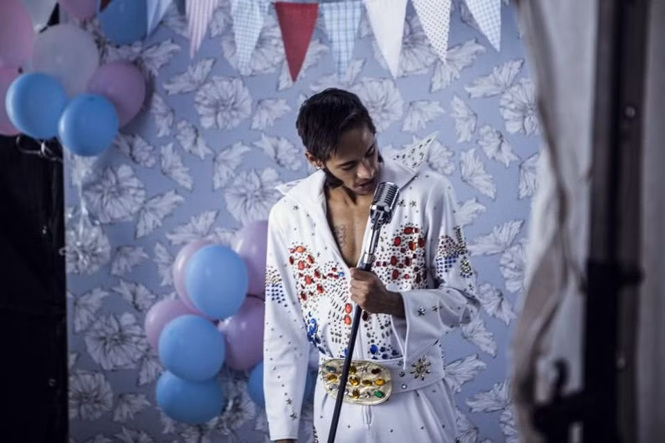 Ca sĩ Elvis Presley.