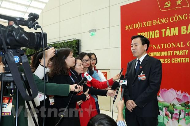 Đại biểu Dương Đức Huy, Trưởng ban Tuyên giáo Tỉnh ủy Lào Cai. (Ảnh: TTXVN) Đại biểu Dương Đức Huy, Trưởng ban Tuyên giáo Tỉnh ủy Lào Cai. (Ảnh: TTXVN)