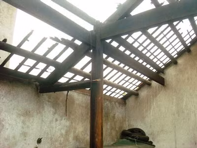 Căn nhà anh Th. bị cháy.