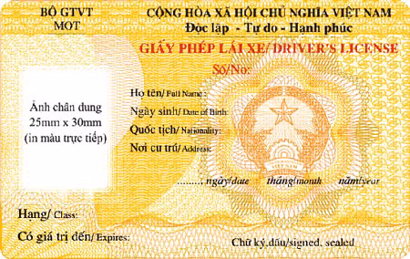 Mẫu GPLX mới sắp cấp trên cả nước Mẫu GPLX mới sắp cấp trên cả nước
