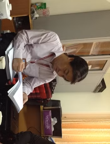 Ông Trần Xuân Trường, Trưởng phòng Hành chính Tổng hợp, Trường Đại học Mỏ-Địa chất cho biết đã rút Thông báo số 15 và thay bằng Thông báo số 16. Ảnh: Duy Phong