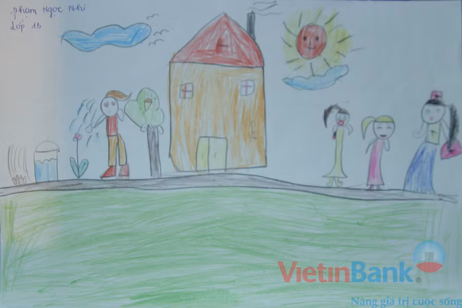 Ước mơ của em là mọi người sống vui vể