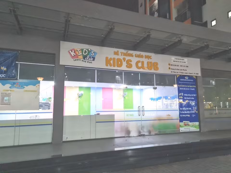 Cơ sở của Kid's Club đặt tại chung cư Him Lam Phú An, quận 9, Thành phố Hồ Chí Minh (ảnh: P.L)