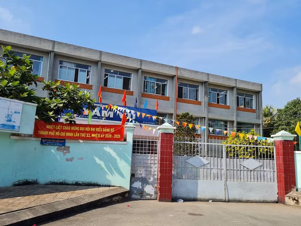 Trường tiểu học Tầm Vu, quận Bình Thạnh, Thành phố Hồ Chí Minh (ảnh: P.L)