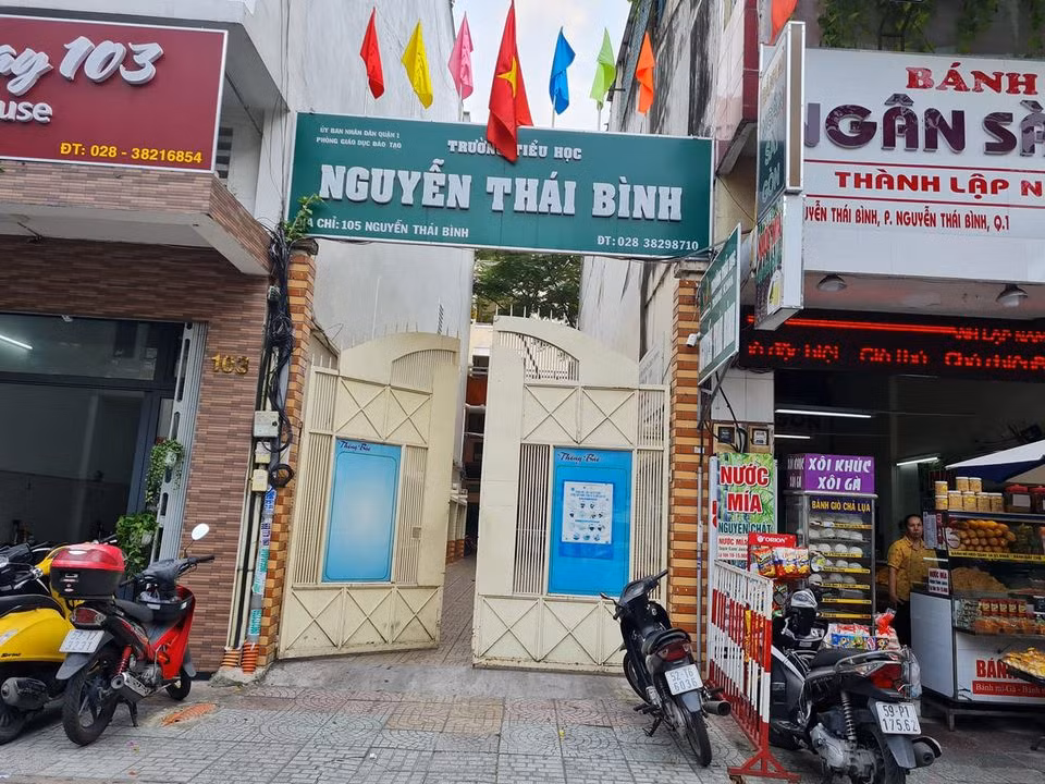 Trường tiểu học Nguyễn Thái Bình, quận 1, Thành phố Hồ Chí Minh (ảnh: P.L)