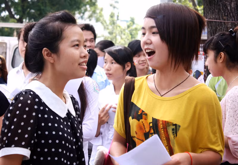 Điểm chuẩn ngành Ngôn ngữ Anh cao nhất Viện ĐH Mở Hà Nội. Ảnh: Giàng A Cối