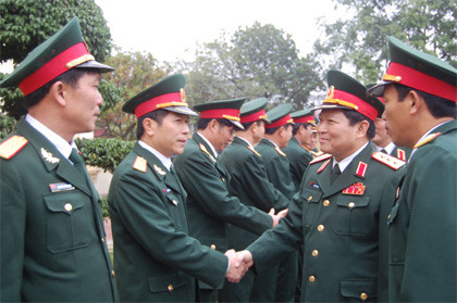 Thượng tướng Ngô Xuân Lịch tới thăm, chúc Tết, kiểm tra công tác SSCĐ tại Đoàn 1, Binh chủng Đặc công.