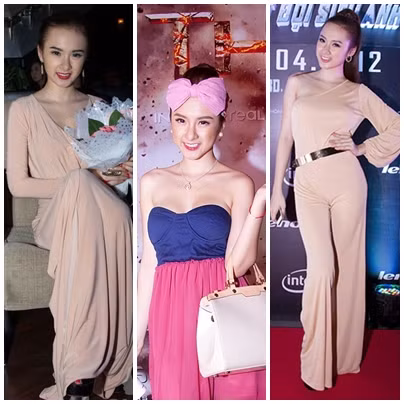 Angela Phương Trinh cũng có một BST những trang phục "khó hiểu" và "vô duyên". Angela Phương Trinh cũng có một BST những trang phục "khó hiểu" và "vô duyên".