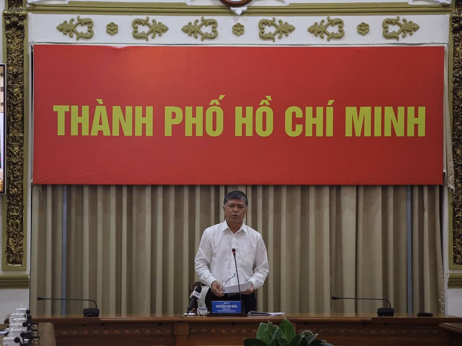 Ông Nguyễn Văn Hiếu - Giám đốc Sở Giáo dục và Đào tạo Thành phố Hồ Chí Minh phát biểu (ảnh: P.L) Ông Nguyễn Văn Hiếu - Giám đốc Sở Giáo dục và Đào tạo Thành phố Hồ Chí Minh phát biểu (ảnh: P.L)
