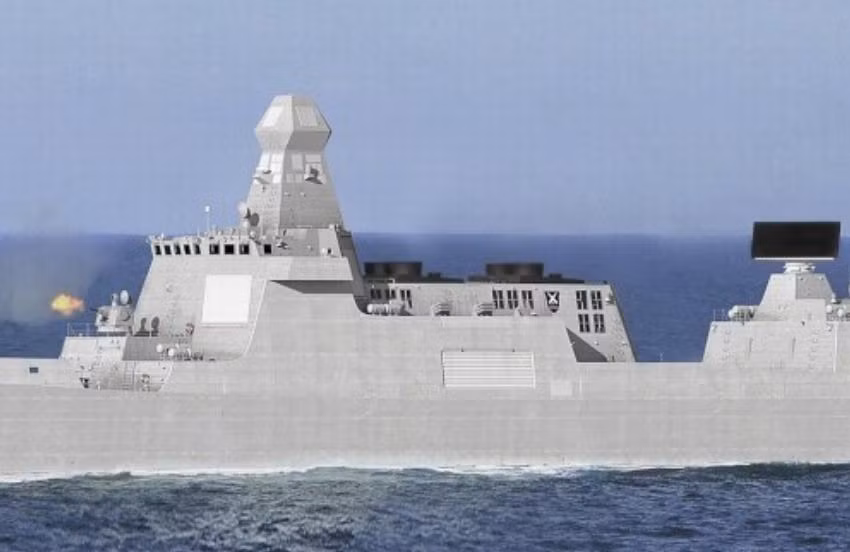 Ý tưởng tàu khu trục Type 055 Trung Quốc (nguồn mạng sina Trung Quốc)