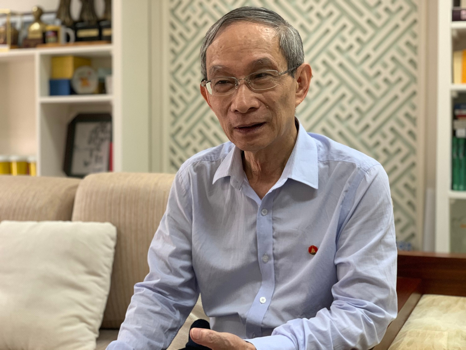 Thầy Nguyễn Xuân Khang (Ảnh: Thùy Linh)