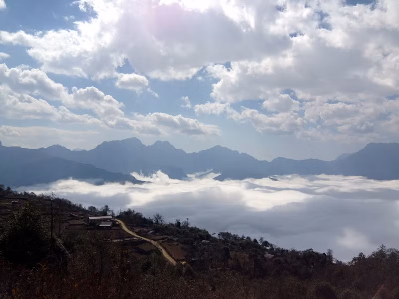 Ở dưới cánh đồng bông trắng như mây
