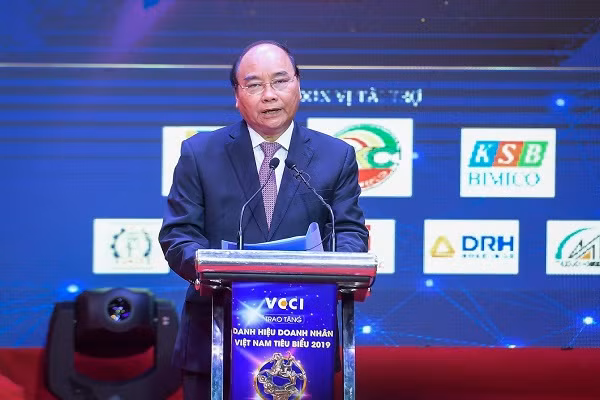 Thủ tướng Nguyễn Xuân Phúc phát biểu tại buổi lễ.