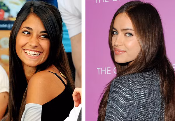 Antonella Roccuzzo, người yêu của Messi và Irina Shayk, người tình của C.Ronaldo, ai xinh hơn ai?
