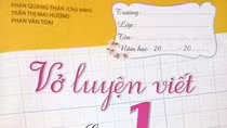 Mỗi tỉnh một vở luyện viết riêng để làm gì? ảnh 2