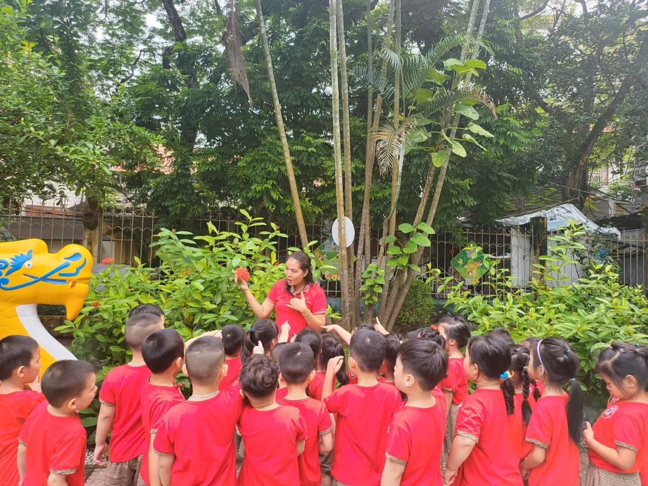 Những tiêu chí để xây dựng trường mầm non lấy trẻ làm trung tâm được Hải Phòng quy định cụ thể (Ảnh: Lã Tiến)