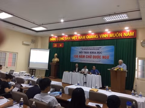Ngày 21/12/2019, tại Thành phố Hồ Chí Minh đã diễn ra “Hội thảo khoa học 100 năm chữ quốc ngữ”