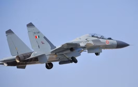 Máy bay chiến đấu Su-30MKI của Không quân Ấn Độ.