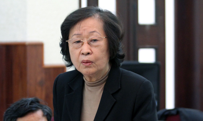 Bà Trần Thị Tâm Đan cho biết, lương giáo viên không thể lấy GDP ra để trả, vì như vậy so với nước ta sẽ rất thấp. Ảnh Xuân Trung Bà Trần Thị Tâm Đan cho biết, lương giáo viên không thể lấy GDP ra để trả, vì như vậy so với nước ta sẽ rất thấp. Ảnh Xuân Trung