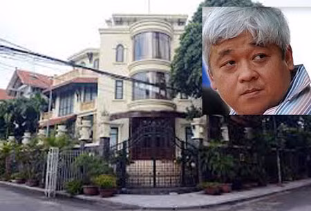 Bầu Kiên và căn biệt thự.