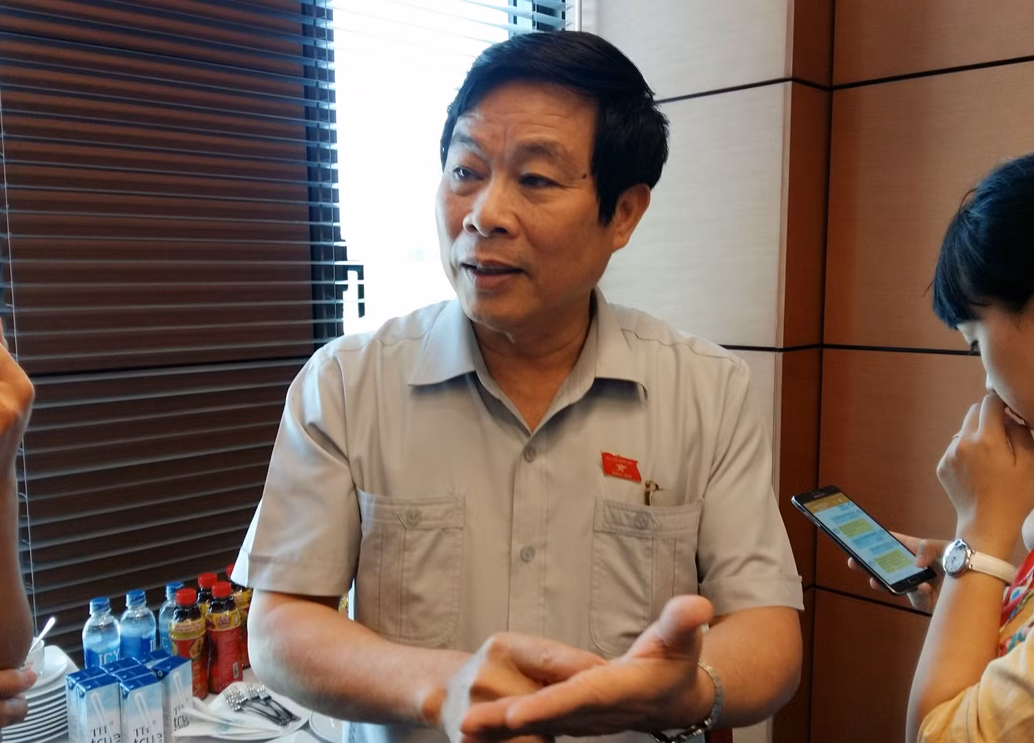 Bộ trưởng Nguyễn Bắc Son nhấn mạnh, không để tư nhân núp bóng báo chí. ảnh: Ngọc Quang.