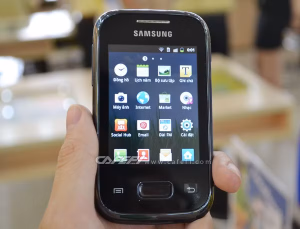 Giao diện Menu quen thuộc của Samsung.