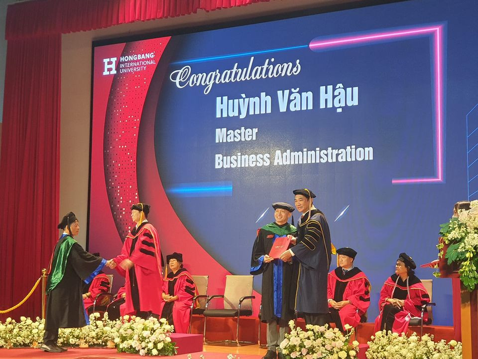 Lễ tốt nghiệp của Đại học Quốc tế Hồng Bàng hôm 5/9/2020 (ảnh: P.L)