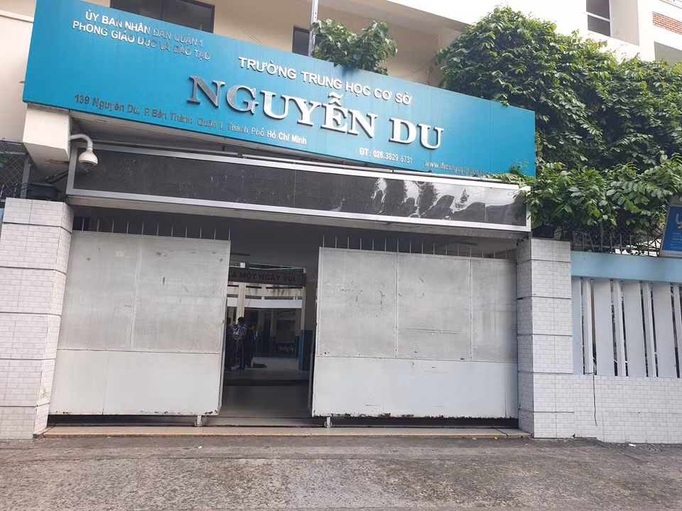 Trường Nguyễn Du cắt ăn xế hai ngày của học sinh bán trú (ảnh: P.L)