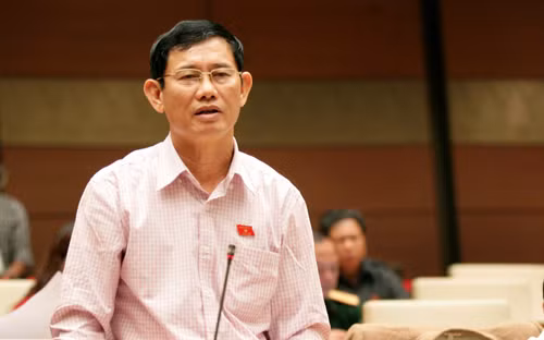 Ông Nguyễn Ngọc Phương phát biểu tại kỳ họp thứ 8 Quốc hội khóa XIII (Ảnh: Duy Linh) Ông Nguyễn Ngọc Phương phát biểu tại kỳ họp thứ 8 Quốc hội khóa XIII (Ảnh: Duy Linh)