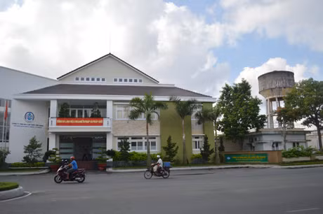 Trụ sở của Công ty cấp nước Tiền Giang - nơi có những sai phạm tài chính đang được Thanh tra tỉnh kiến nghị kỷ luật