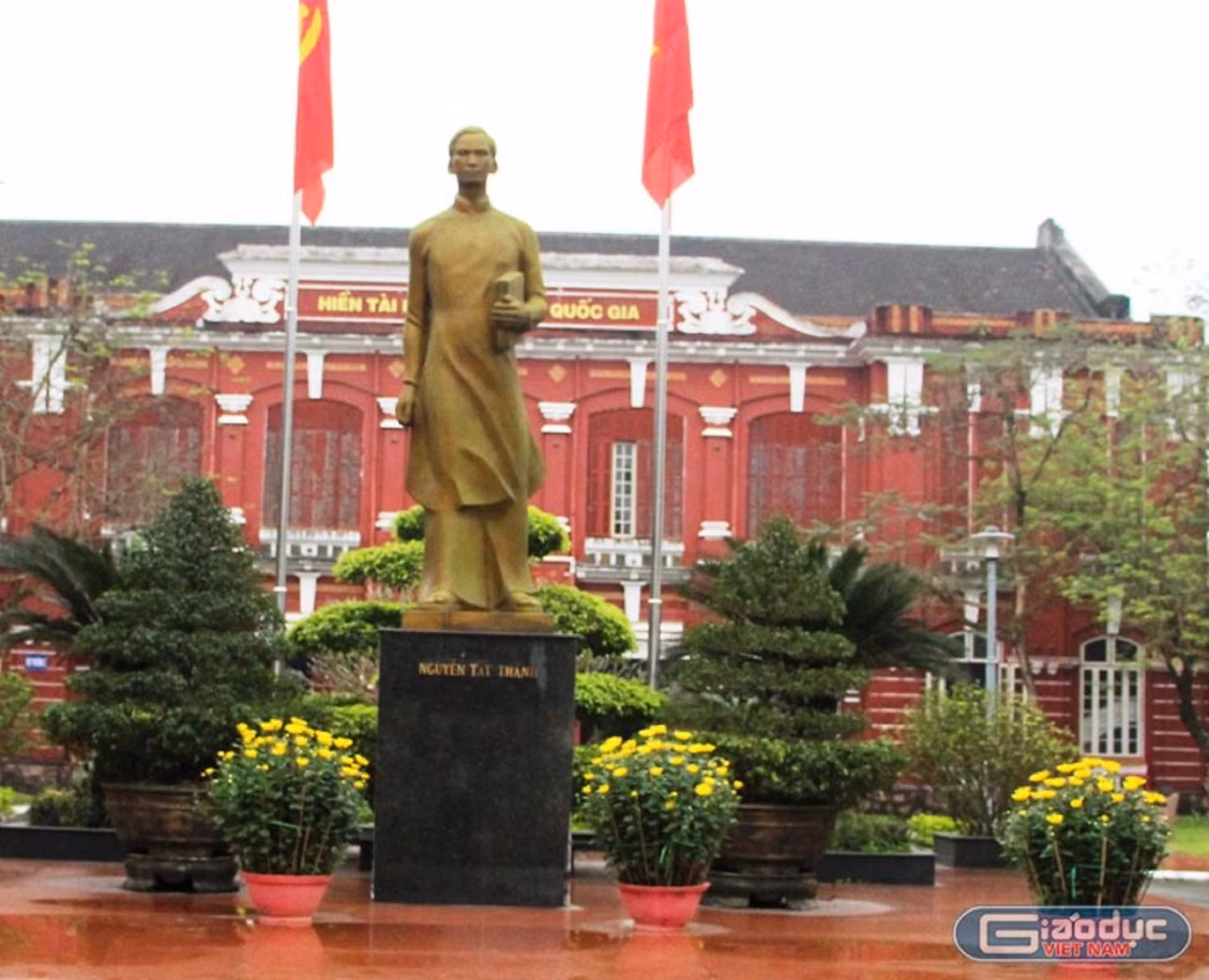 Trường Trung học phổ thông chuyên Quốc Học Huế. Ảnh: AN Trường Trung học phổ thông chuyên Quốc Học Huế. Ảnh: AN