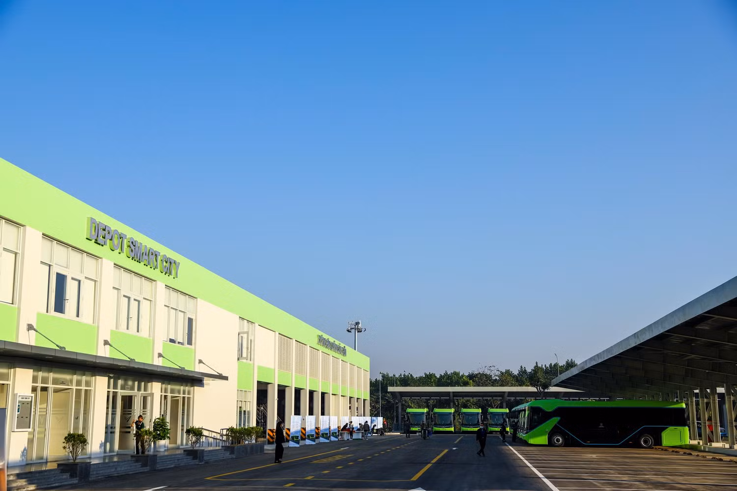 Trạm Depot Smart City thông minh, hiện đại tại KĐT Vinhomes Smart City, Tây Mỗ, Nam Từ Liêm, Hà Nội. Trạm Depot Smart City thông minh, hiện đại tại KĐT Vinhomes Smart City, Tây Mỗ, Nam Từ Liêm, Hà Nội.