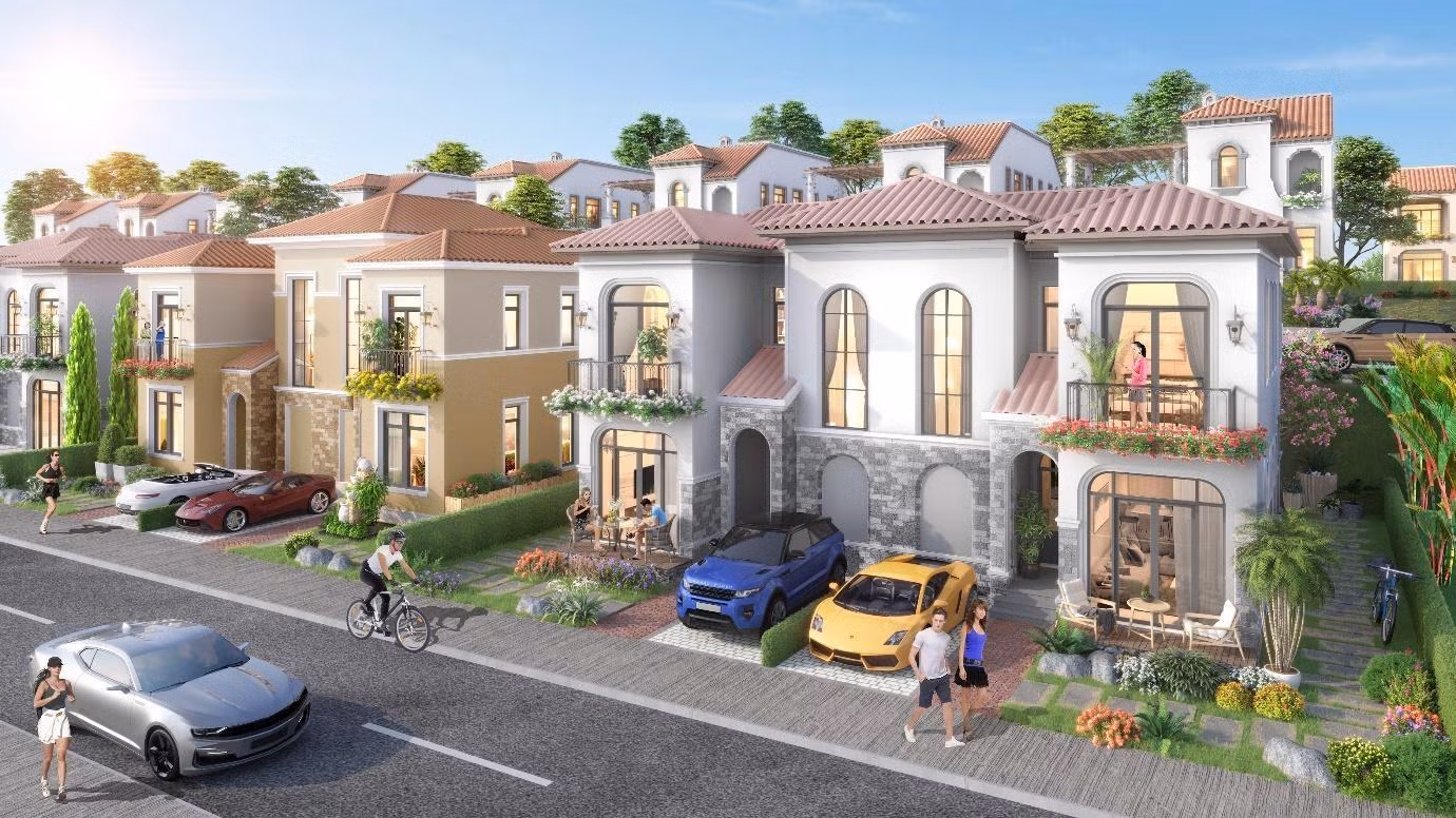 NovaWorld Ho Tram gây ấn tượng bởi hệ thống cảnh quan sinh động và chuỗi tiện ích cao cấp. Ảnh phối cảnh.