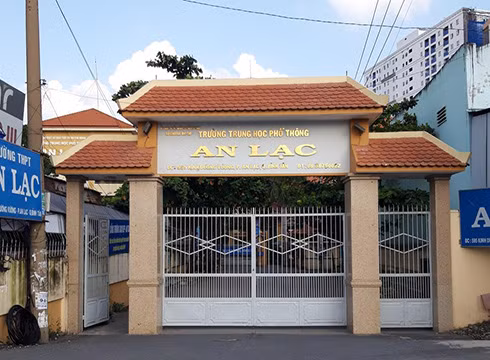 Trường trung học phổ thông An Lạc, quận Bình Tân, Thành phố Hồ Chí Minh (ảnh: H.L) Trường trung học phổ thông An Lạc, quận Bình Tân, Thành phố Hồ Chí Minh (ảnh: H.L)
