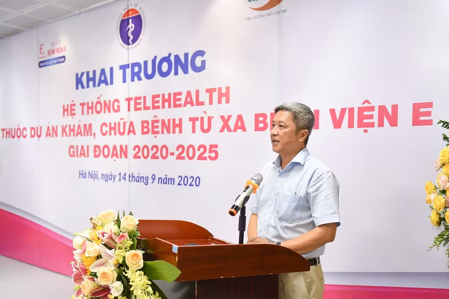 Ông Nguyễn Trường Sơn - Thứ trưởng Bộ Y tế phát biểu tại chương trình.
