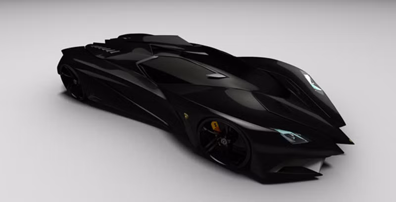 Có thể nhận thấy kính chắn gió thấp “vay mượn” thiết kế của mẫu Countach ban đầu.
