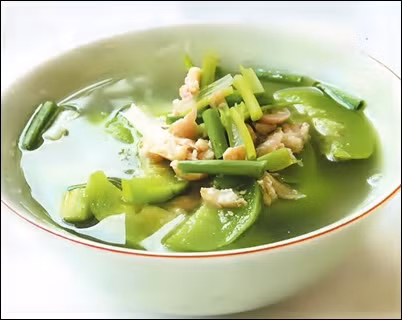 Ngoài tác dụng nấu canh, mướp luộc chấm muối vừng, mướp xào lạc cũng rất ngon Ngoài tác dụng nấu canh, mướp luộc chấm muối vừng, mướp xào lạc cũng rất ngon