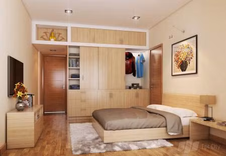 Các căn hộ tiêu chuẩn tại FPT City Đà Nẵng được thiết kế với diện tích 50m2 nhưng có thể chia thành 2 căn hộ đơn diện tích 25m2