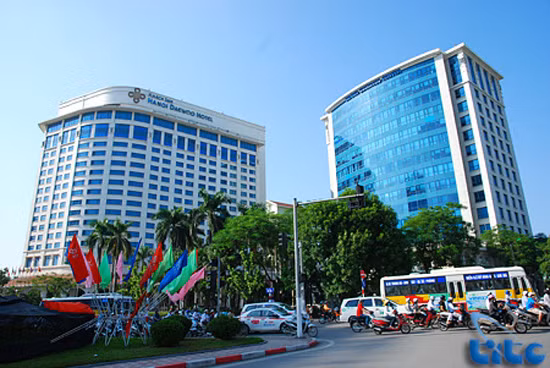 Toàn cảnh bên ngoài khách sạn Deawoo