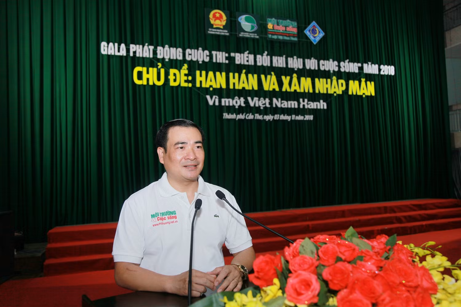 Ông Nguyễn Văn Toàn – Tổng biên tập Tạp chí Môi trường và Cuộc sống – Trưởng ban Tổ chức Cuộc thi phát biểu tại lễ phát động Ông Nguyễn Văn Toàn – Tổng biên tập Tạp chí Môi trường và Cuộc sống – Trưởng ban Tổ chức Cuộc thi phát biểu tại lễ phát động