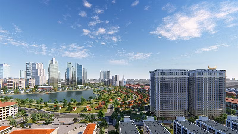 Phối cảnh Khu đô thị Mường Thanh Thanh Hà