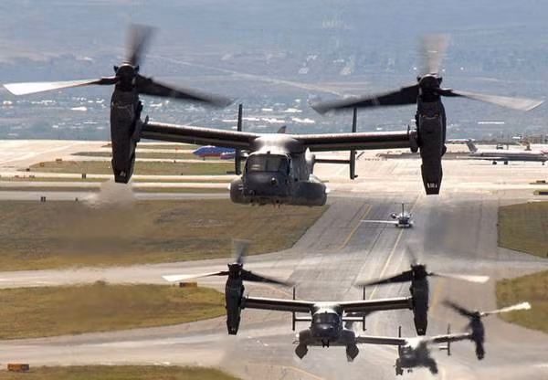 Kế hoạch phòng vệ Nhật Bản: mua máy bay vận tải MV-22 Osprey Kế hoạch phòng vệ Nhật Bản: mua máy bay vận tải MV-22 Osprey