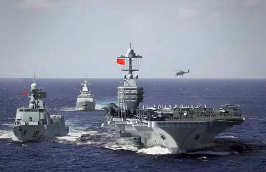 Biên đội tàu sân bay nội địa Trung Quốc (tưởng tượng) Biên đội tàu sân bay nội địa Trung Quốc (tưởng tượng)