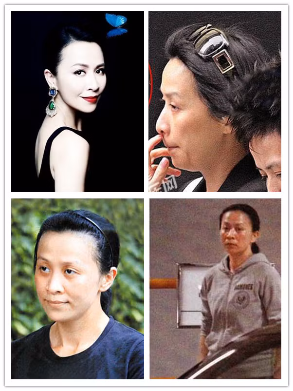 Không trang điểm Lưu Gia Linh hoàn toàn giống một bà già 50 tuổi.