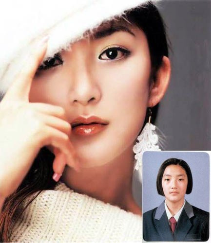 Rất dễ để nhận ra Choi Sung Hee đã phẫu thuật, nhất là đôi mắt một mí.