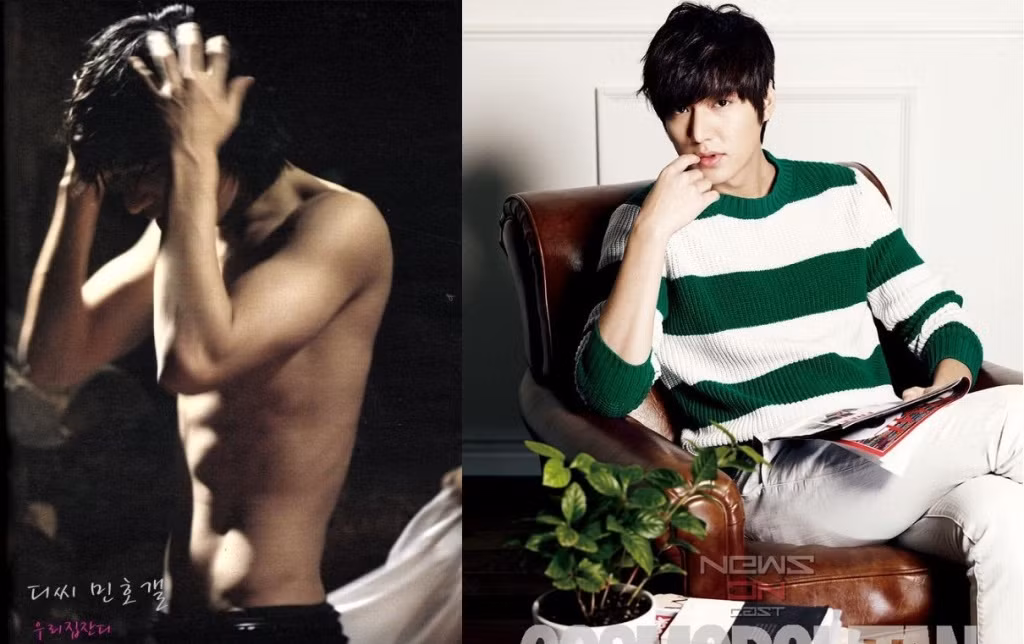Lee Min Ho, không những đẹp trai mà còn có chiều cao cùng body mơ ước.