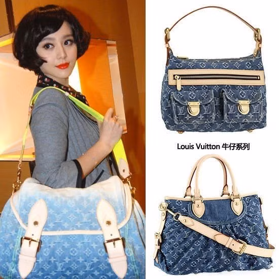 Túi bò Louis Vuitton giúp Phạm Băng Băng trẻ trung hơn.