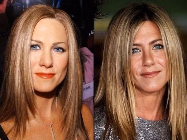 Tượng sáp Jennifer Aniston trẻ hơn và đẹp hơn so với người thực.
